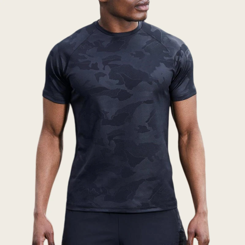 Men's quick-dry polyester/spandex T-shirt · 4