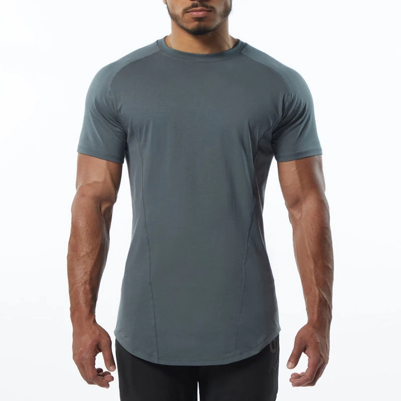 T-shirt en spandex à séchage rapide pour hommes · 1
