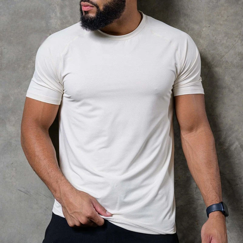 Men's quick-dry lightweight polyester T-shirt · 4