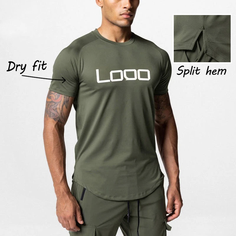 T-shirt da uomo in poliestere/elastan ad asciugatura rapida · 1