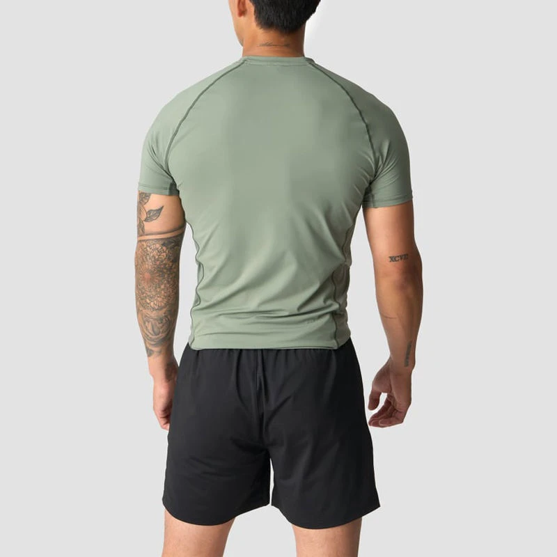 חולצת טריקו raglan פוליאסטר/ספנדקס בגזרת צווארון דק לגברים · 3