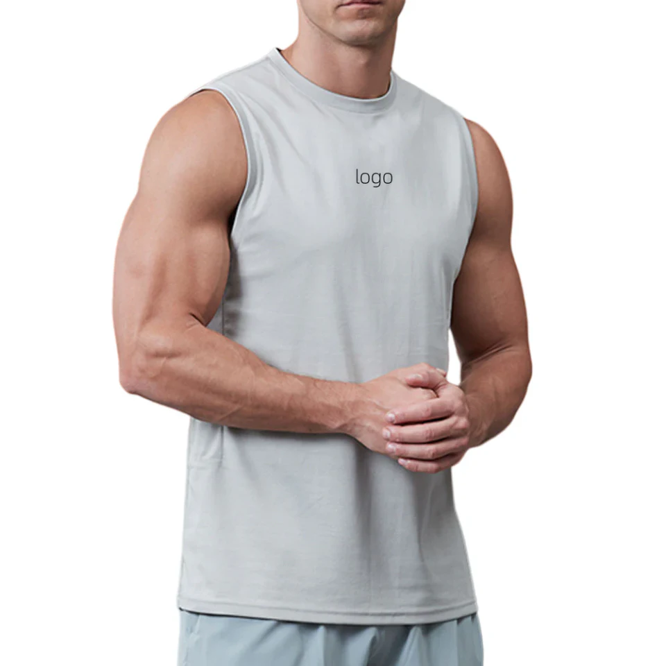 Men's cotton/polyester tank top · 1