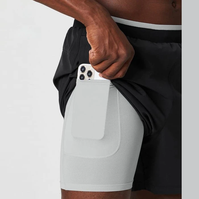 Short en nylon/élasthanne pour hommes · 2