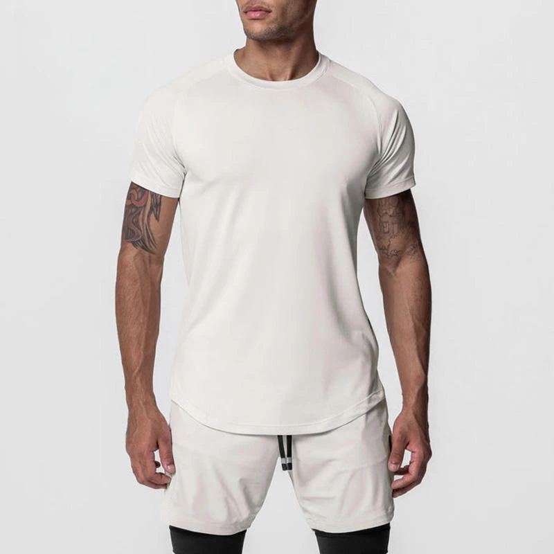 Men's slim-fit quick-dry spandex T-shirt · 1
