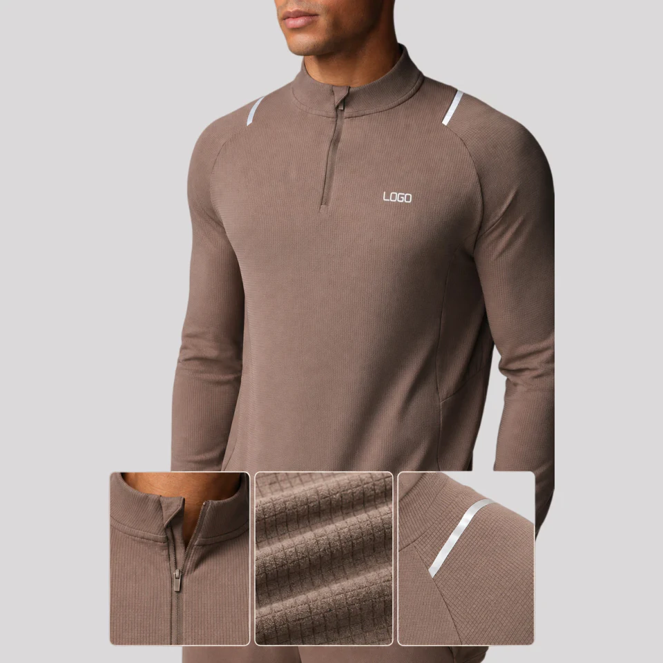 Men's quarter-zip long-sleeve shirt · 2