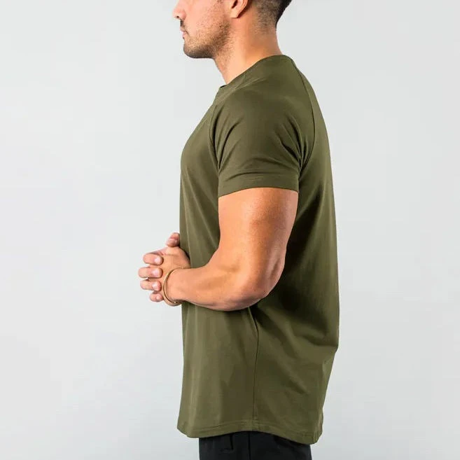 Camiseta de algodón para hombre. · 2