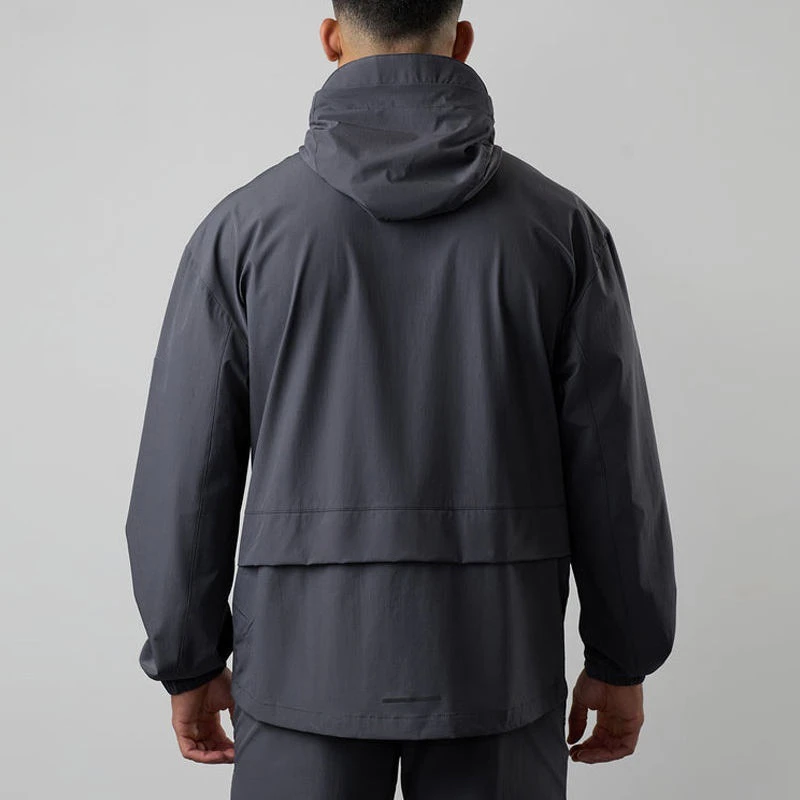 Men's half-zip polyester jacket · 2