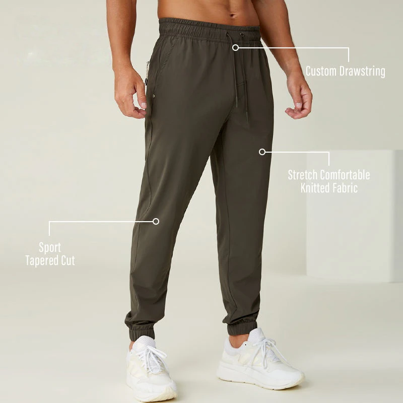Men's polyester/spandex joggers · 3