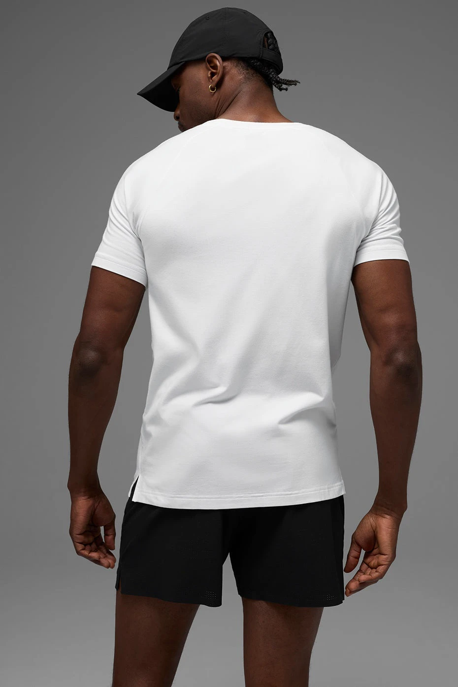 Camiseta masculina de algodão com gola redonda e secagem rápida · 3