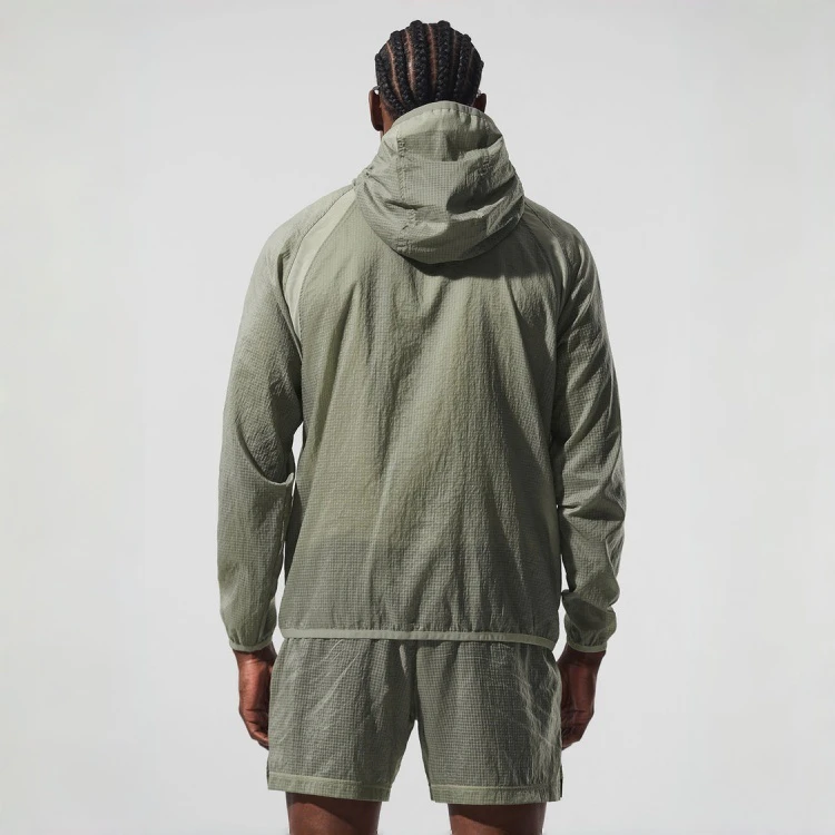 Men's quick-dry zip-up polyester/nylon jacket · 3