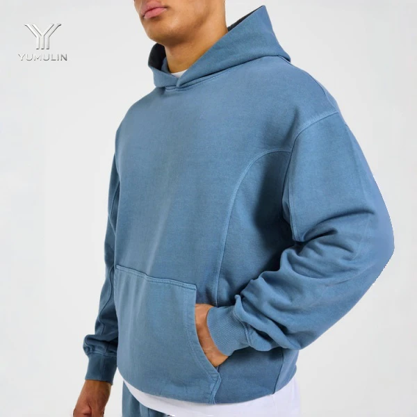 Men's cotton hoodie · 4