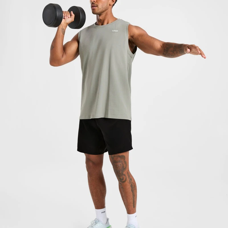 Débardeur en coton pour hommes · 4