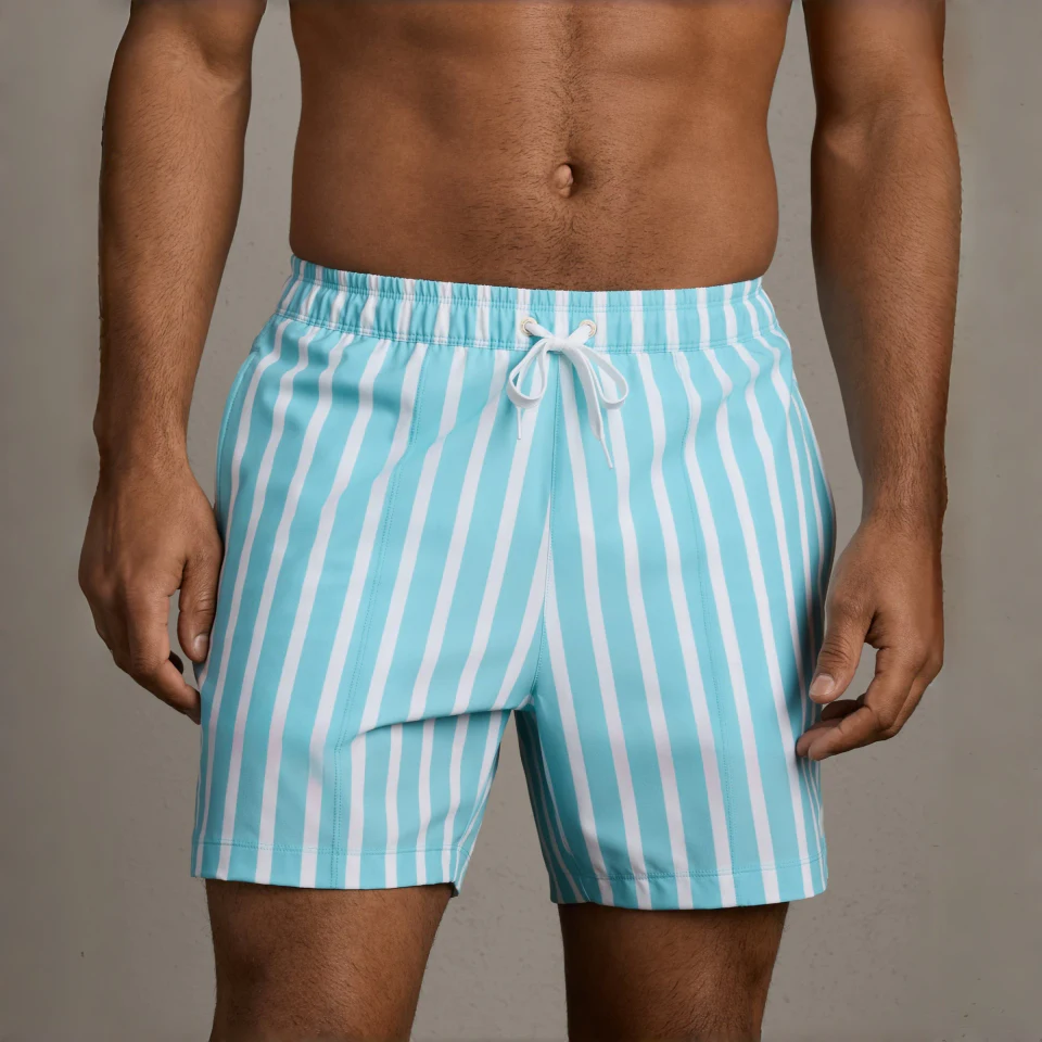 Men's polyester swim shorts · 1