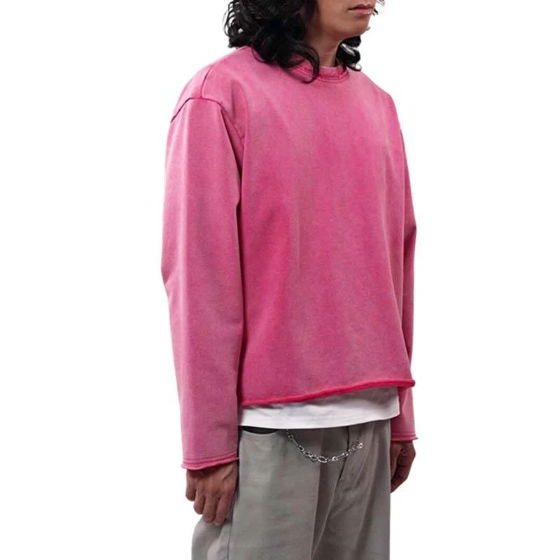 เสื้อยืดผ้าฝ้ายเนื้อหนาทรงกล่องขนาดใหญ่ · 300 GSM · 1