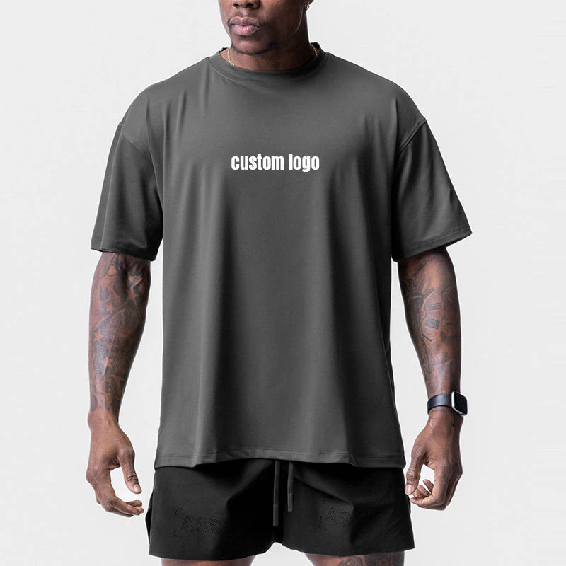 Übergroßes, schnell trocknendes Herren-T-Shirt · 1