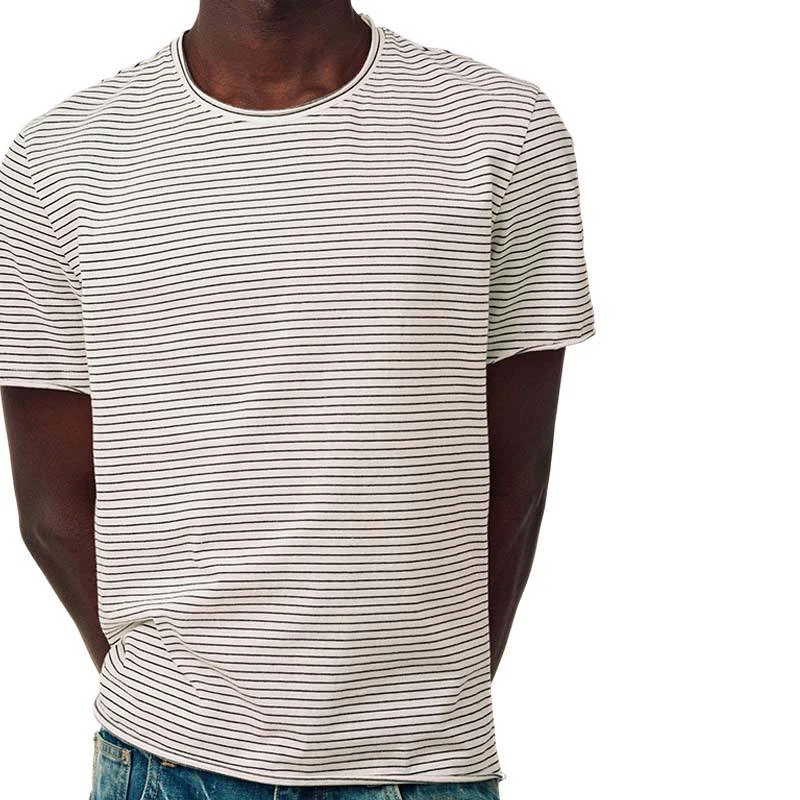 Camiseta masculina de algodão com gola redonda · 5