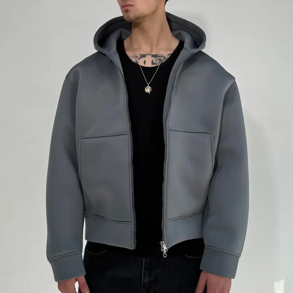 Moletom com capuz pesado masculino · 500 GSM · 1