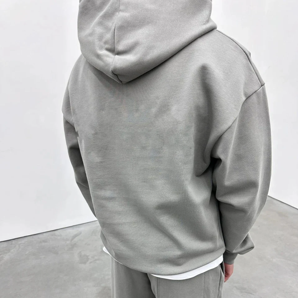 Sweat à capuche oversize en coton pour homme · 3