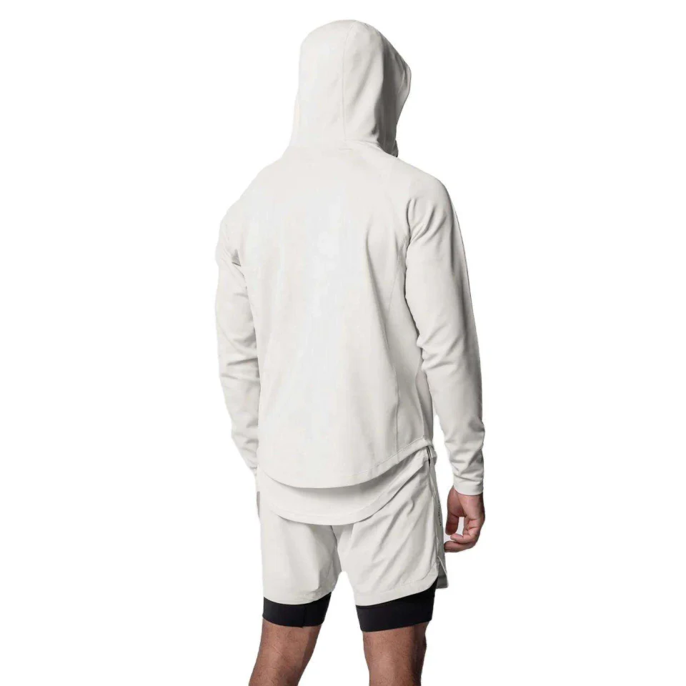 Felpa con cappuccio da uomo con zip a un quarto · 5