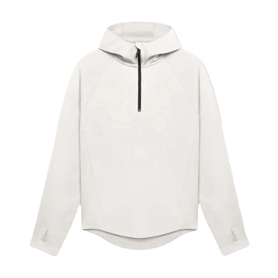 Felpa con cappuccio da uomo con zip a un quarto · 6