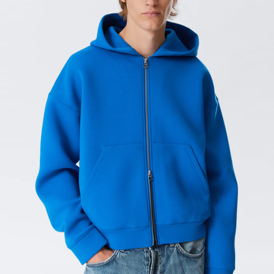 Schwerer Kapuzenpullover aus Polyester mit Reißverschluss für Herren · 2