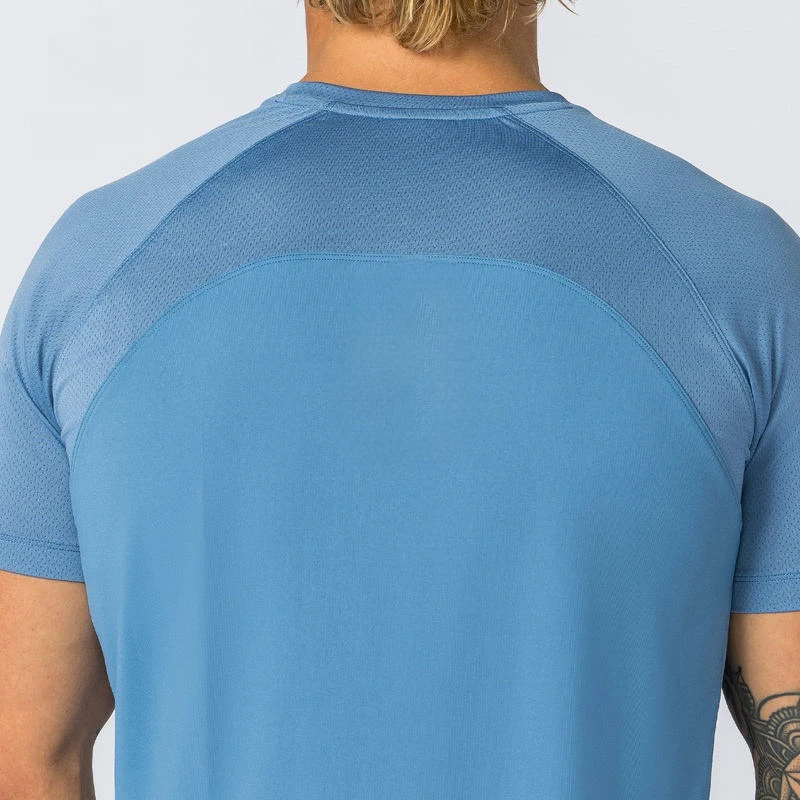 Men's slim-fit quick-dry lightweight polyester T-shirt · 2