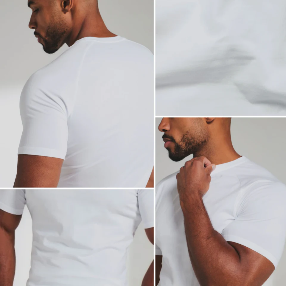 Schnell trocknendes, leichtes Raglan-T-Shirt aus Baumwolle/Spandex für Herren · 3