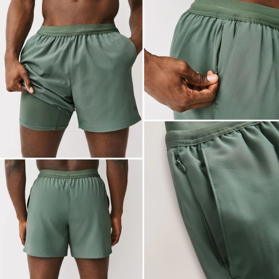 Short léger en polyester/élasthanne à séchage rapide pour hommes · 3