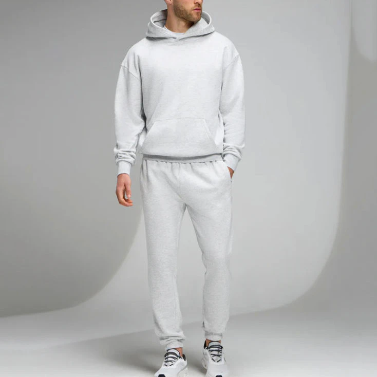 Felpa con cappuccio oversize da uomo a maniche lunghe · 4