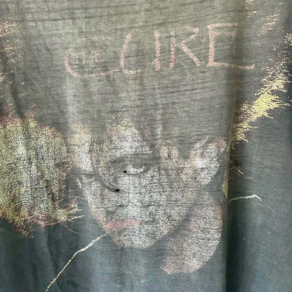 Men's oversized acid-wash cotton T-shirt · 3