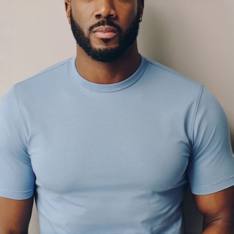 Men's quick-dry cotton/spandex T-shirt · 3