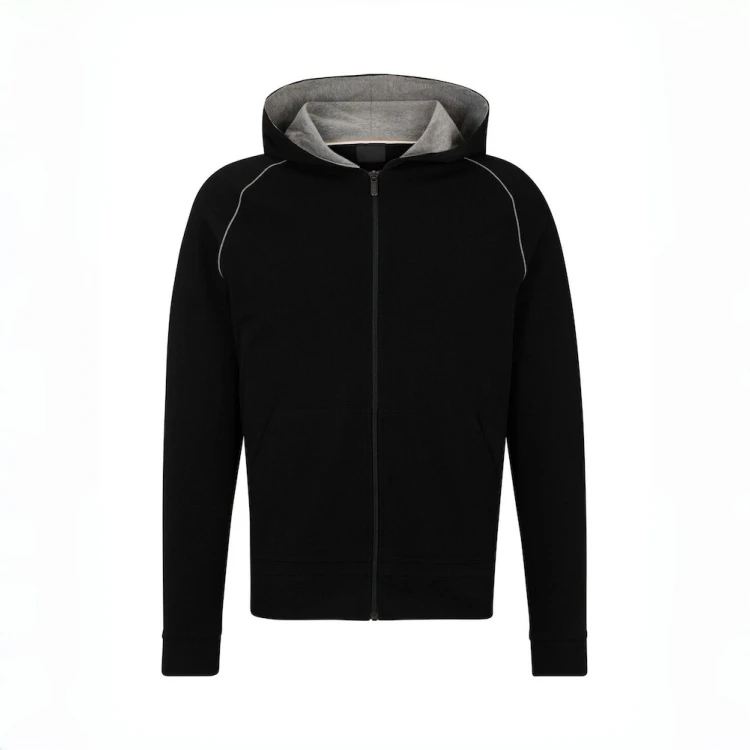 Men's heavyweight zip-up cotton hoodie · 450 GSM · 5