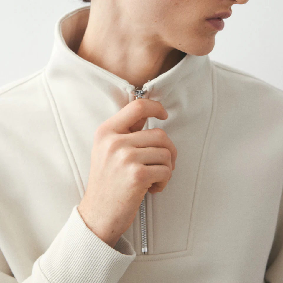 Men's heavyweight half-zip sweatshirt · 4
