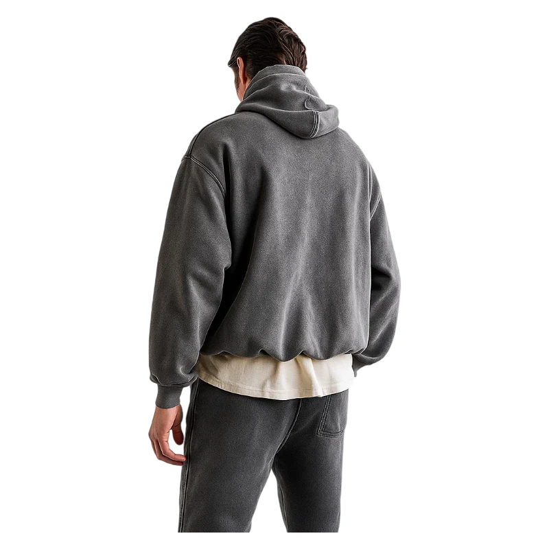 Sweat à capuche oversize en coton pour homme · 2