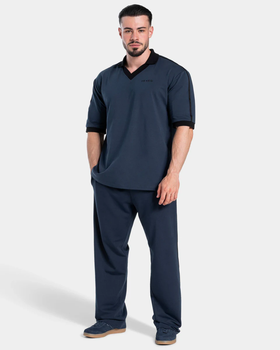 Polo oversize en coton/élasthanne à séchage rapide pour hommes · 260 GSM · 3