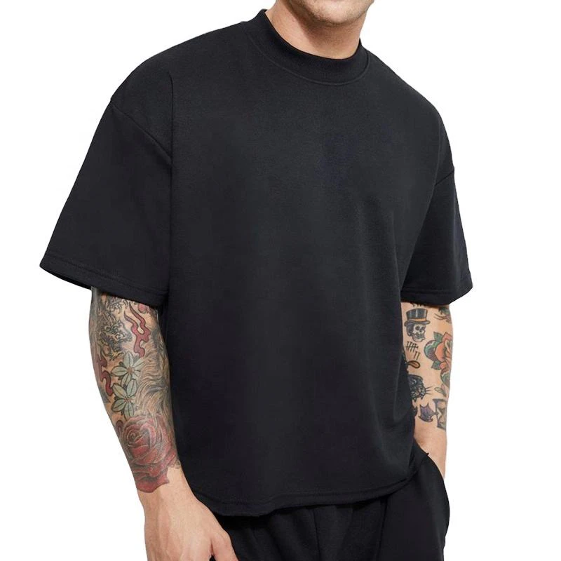 Men's oversized boxy-fit cotton T-shirt · 4