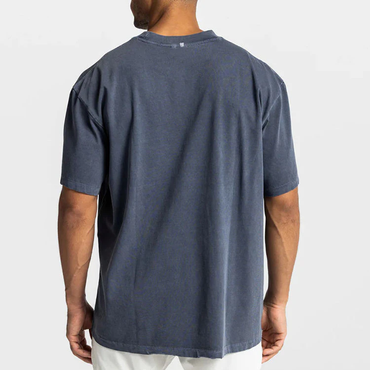 Herren-T-Shirt aus Baumwolle in Übergröße · 2