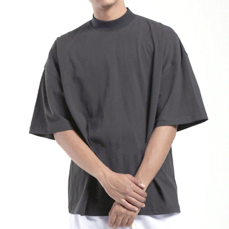 Übergroßes, kastenförmiges Herren-T-Shirt aus schwerer Baumwolle · 1