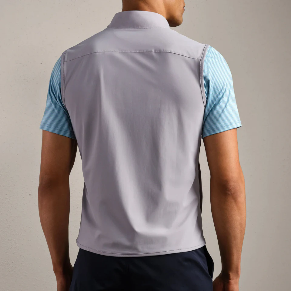 เสื้อแจ็คเก็ตคอกลมแขนกุดผู้ชาย · 2