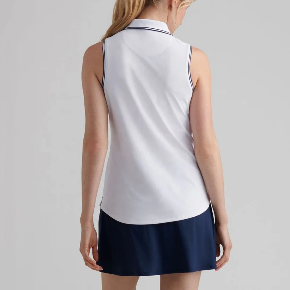 Schnell trocknendes, ärmelloses Kinderhemd aus Polyester/Spandex · 2