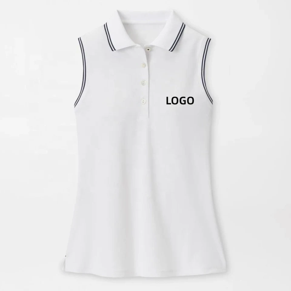 Schnell trocknendes, ärmelloses Kinderhemd aus Polyester/Spandex · 5