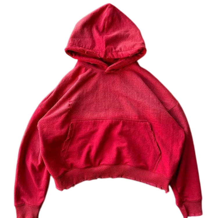 Sweat à capuche en coton épais coupe boxy · 4