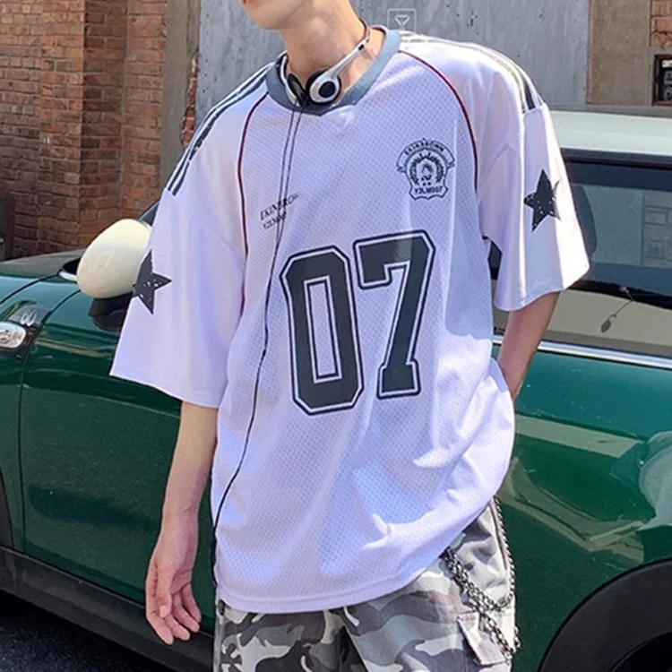 T-shirt da uomo in poliestere ad asciugatura rapida · 2