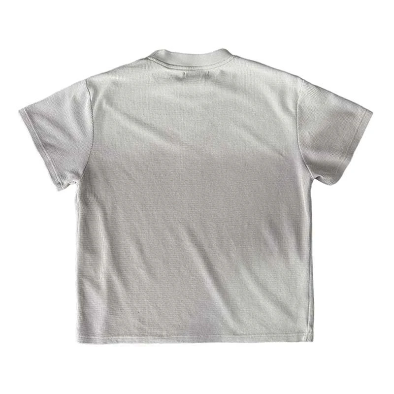 男款大廓形寬鬆棉質 T 卹 · 220 GSM · 2