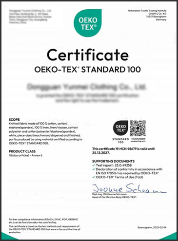 OEKO-TEX® STANDARD 100